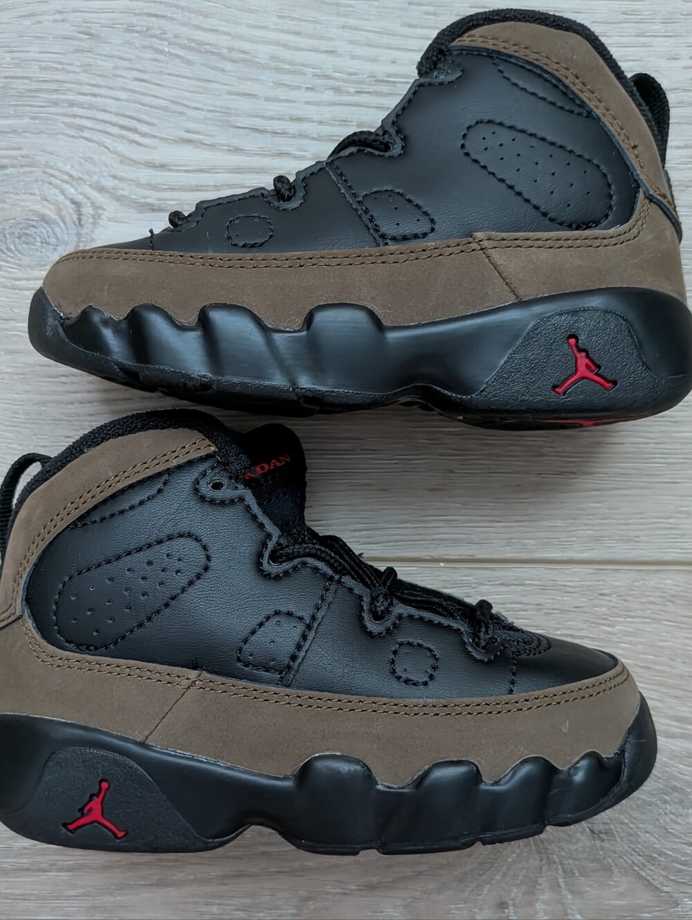 Ds Nike Air Jordan Ix 9 Olive Td Sz 7c